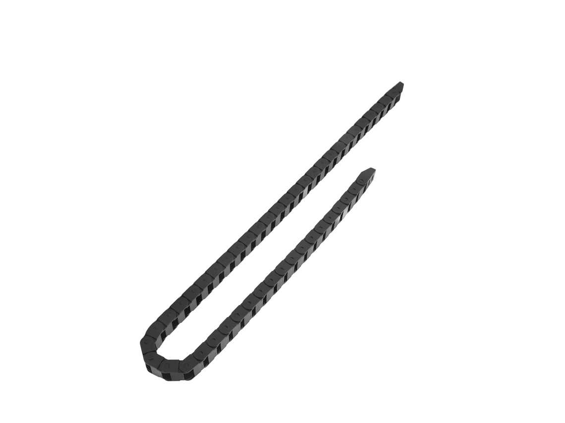 Cadeia De Cabo De Nylon Preta Com Conector Para Cnc 1m