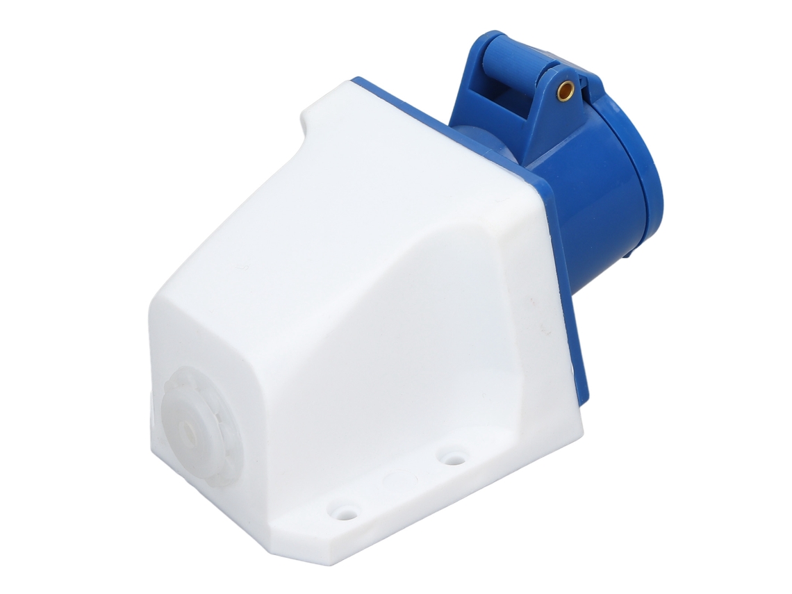 Aetheria plug Industrial Fêmea 3 Pinos Ip44 À Prova D'água 16a/32a 220 250v Azul e Branco