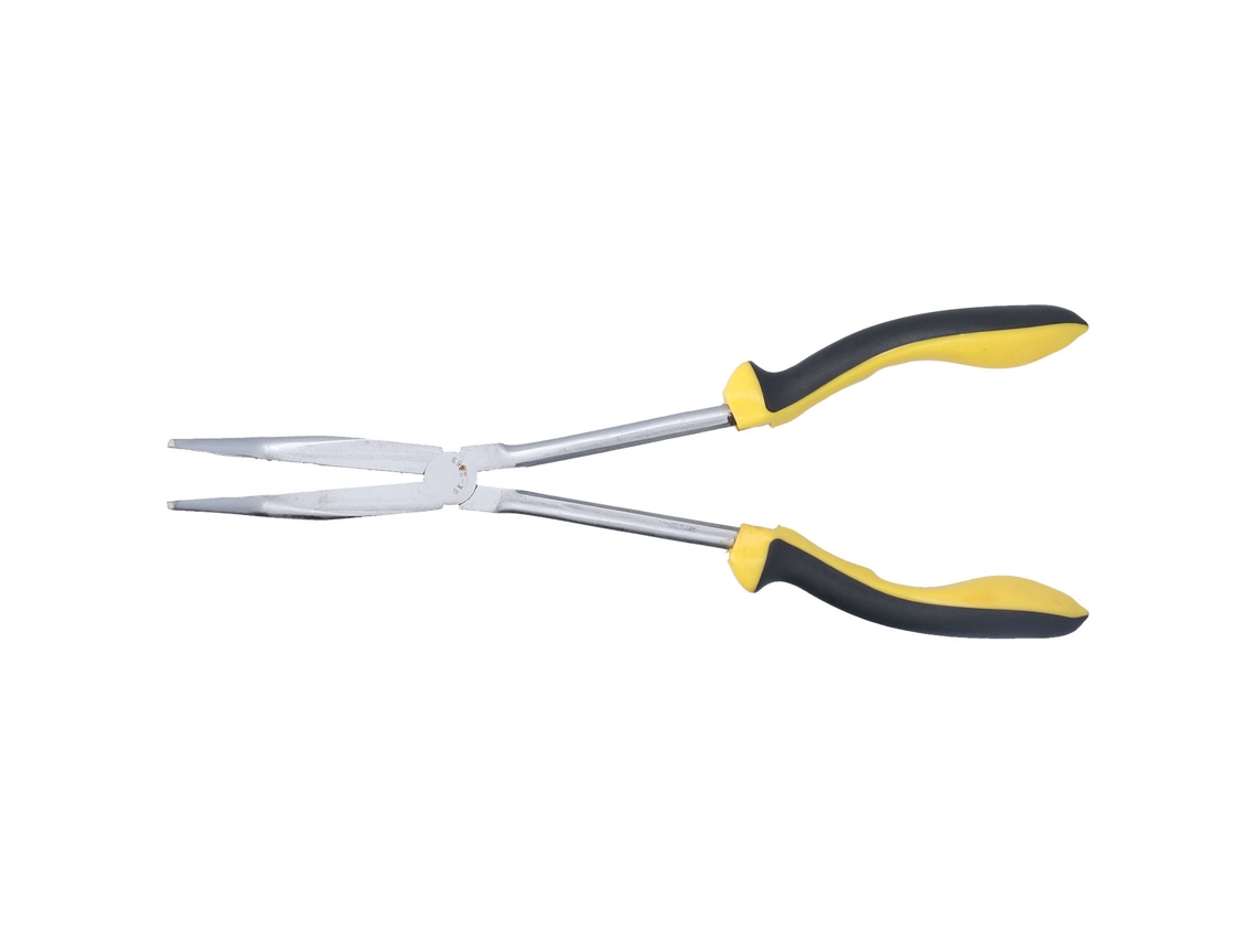 Laxiscreed Alicates De Bico Curvo 11" Com Braçadeira Longa E Angulação De 60°