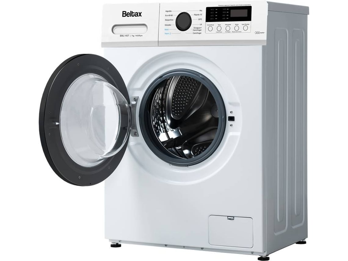 Mquina de Lavar Roupa BELTAX BML1407 (7 kg - 1400 rpm - Branco)