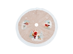 Saia De Árvore De Natal Com Sino De Papai Noel 98cm