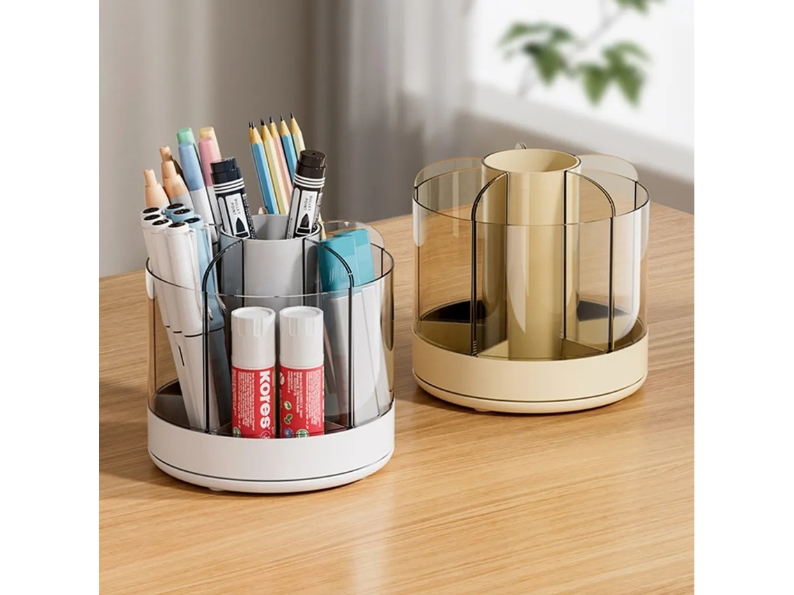 Lurelia Organizador De Maquilhagem, 14 X 14 Cm, Removível, Resistente, Com Tampa, Branco, Rosa, Azul