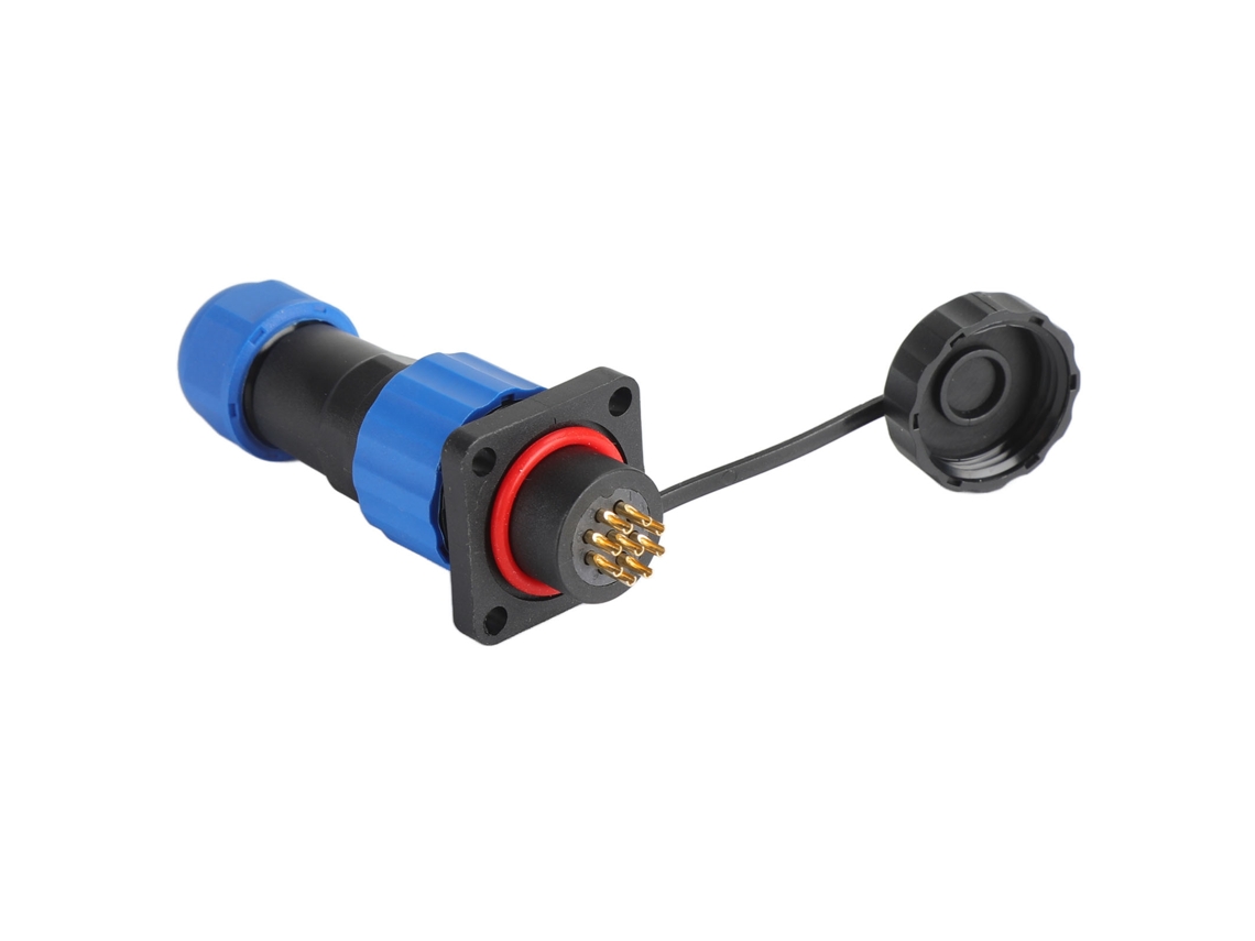 Laxiscreed Conector De Energia Industrial Ip68 À Prova De Água, Quadrado 250v 5a