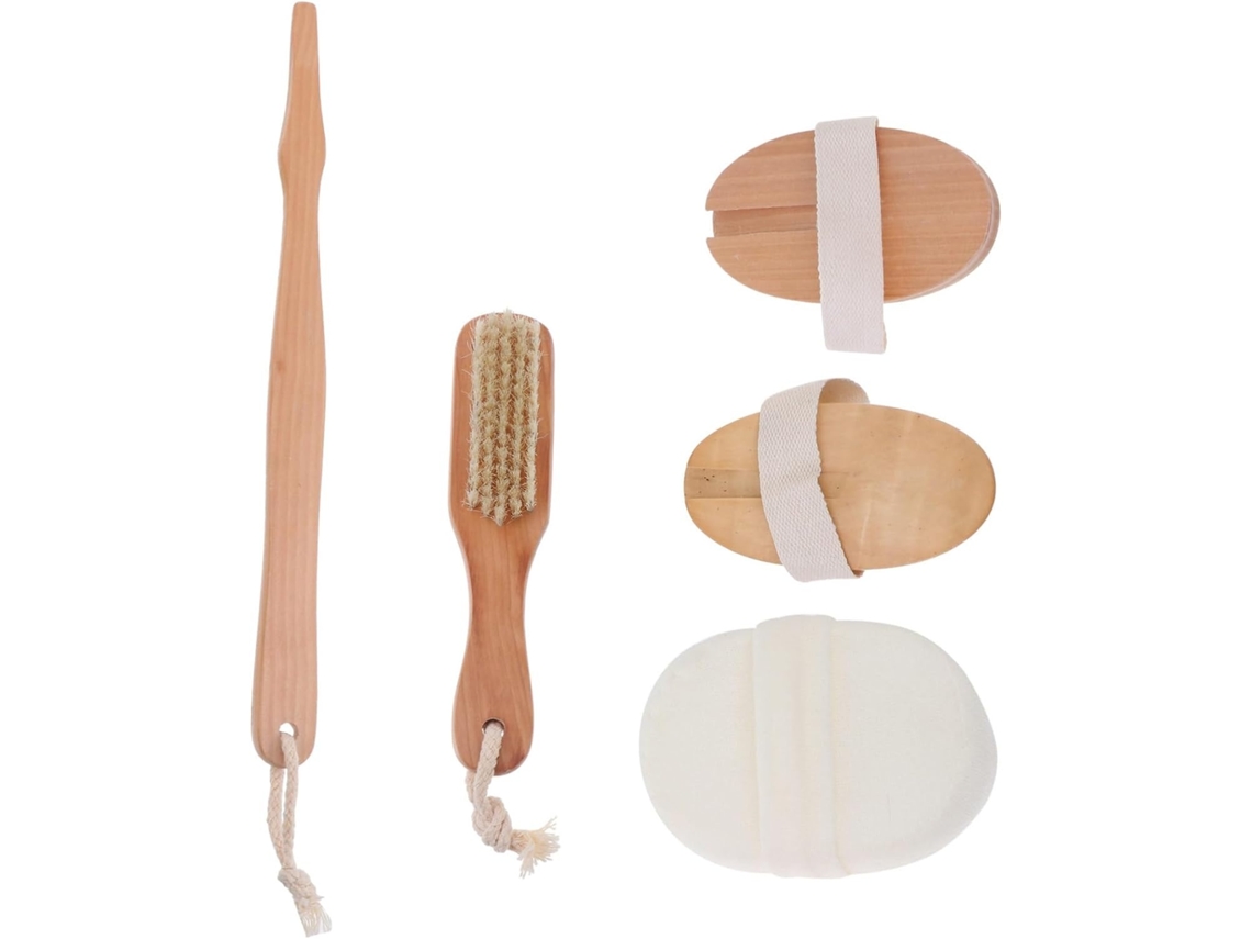 Lurelia Acessório De Duche Com Escova De Massagem Corporal, Massagem Suave, Cuidado Familiar
