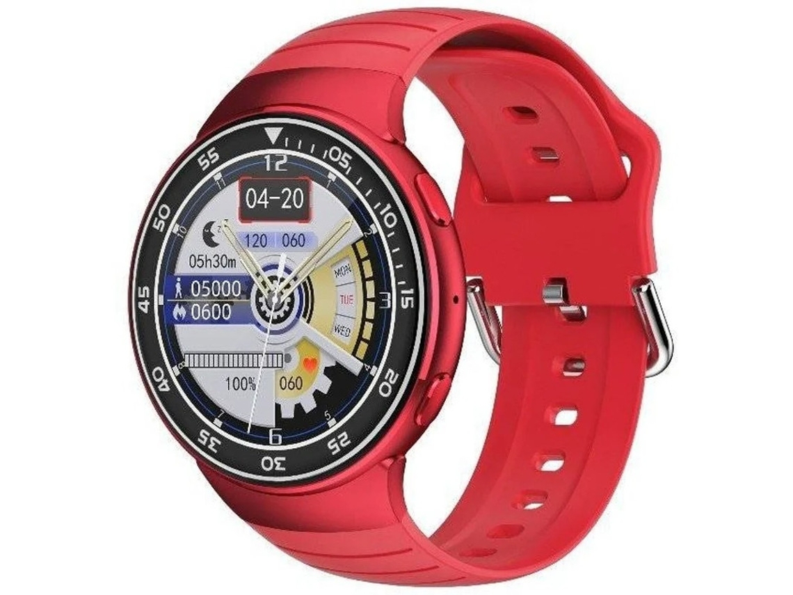 Smartwatch Men Ip67 À Prova D Água Esportes Freqüência Cardíaca Fones De Ouvido Sem Fio Bluetooth Smartwatch Yizhood (vermelho)