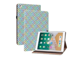 Capa inteligente de couro com tecido colorido Webake para iPad Pro 9.7 (2018/2017)