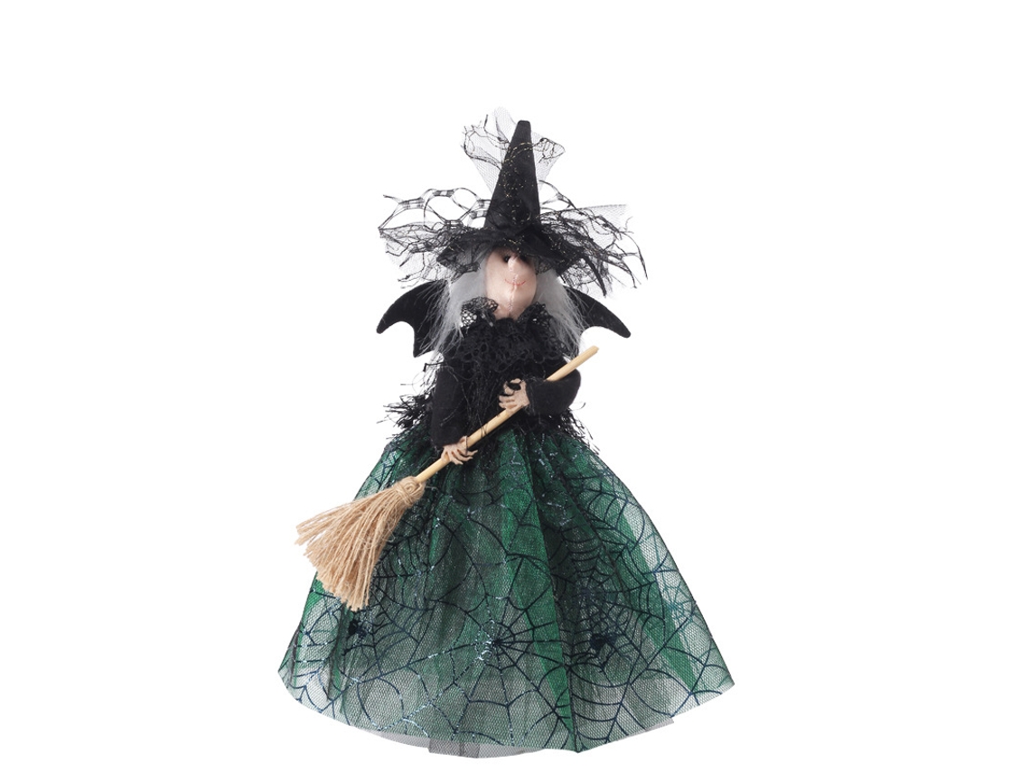 Decoração Halloween Bruxa Saia Vassoura Festa LAXISCREED
