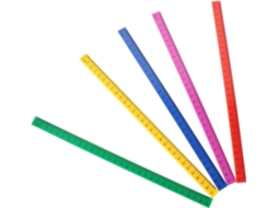 Lurelia Régua Plástica 5 Peças 29cm Com Resistente Para Arquitetura