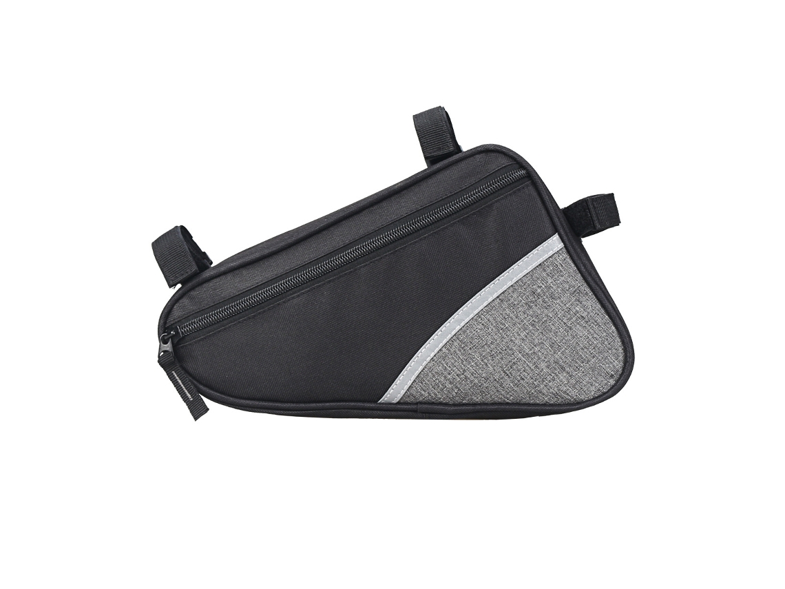 Bolsa Triangular Cinza para Quadro de Bicicleta BRILVIBERA