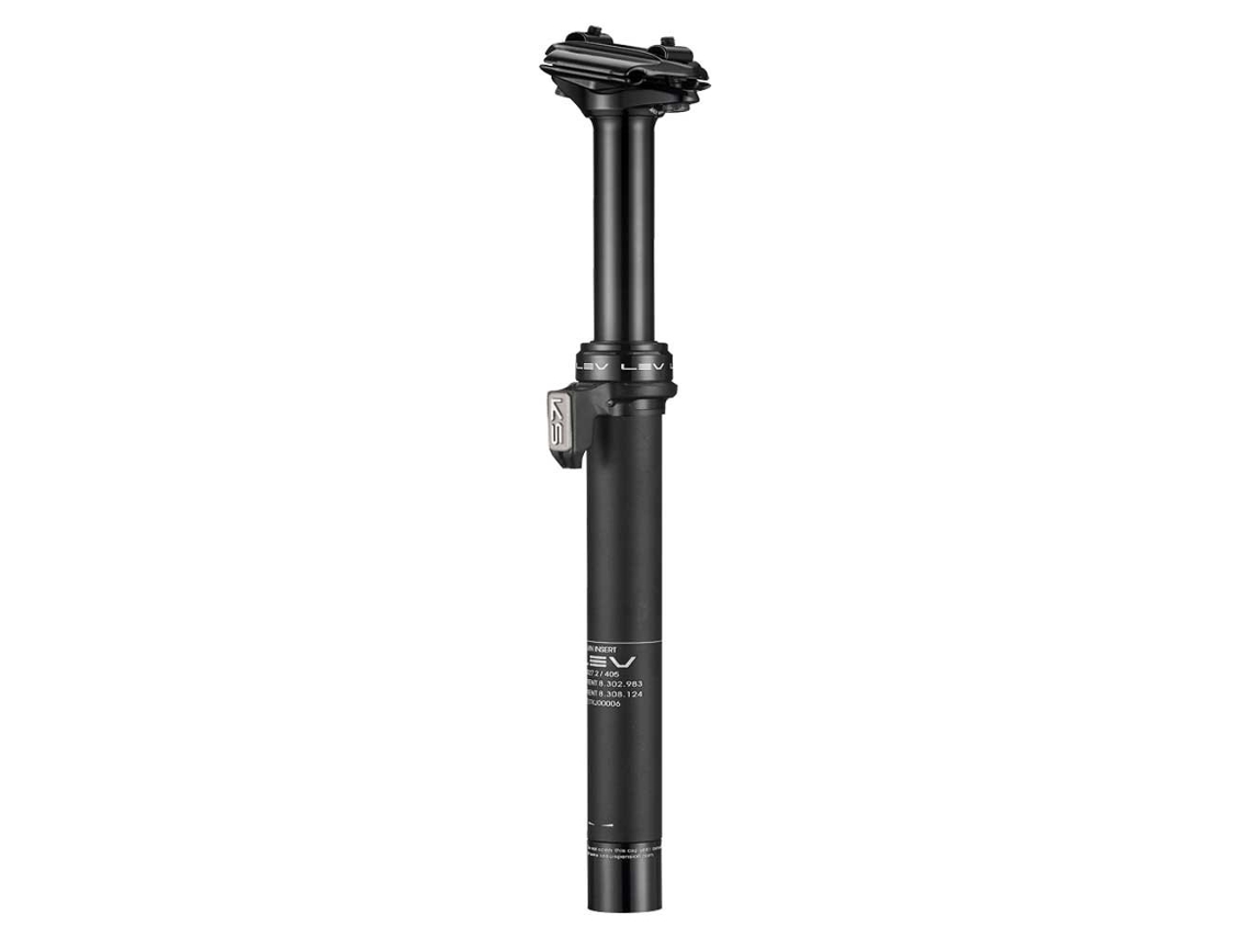 Espigão Selim Telescópico Lev 2020 65 Mm Prateado 305-370 Mm / 27.2 Mmkind Shock