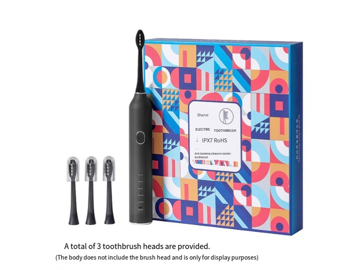 Escova De Dentes Elétrica Sônica Para Adultos, 5 Modos De Limpeza, Motor Flutuante, Escova De Dentes Elétrica Com Cores Em Degradê Mr