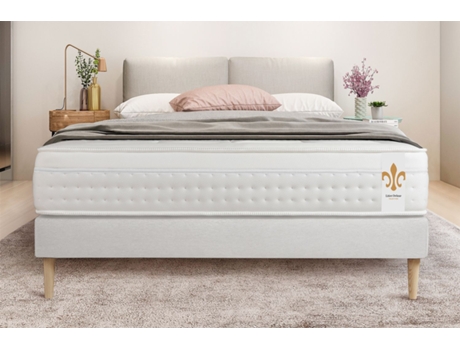 Colchão Base Vingt Huit LITIER_DELUXE_TRADITION Espuma com memória Branco (200x200cm)