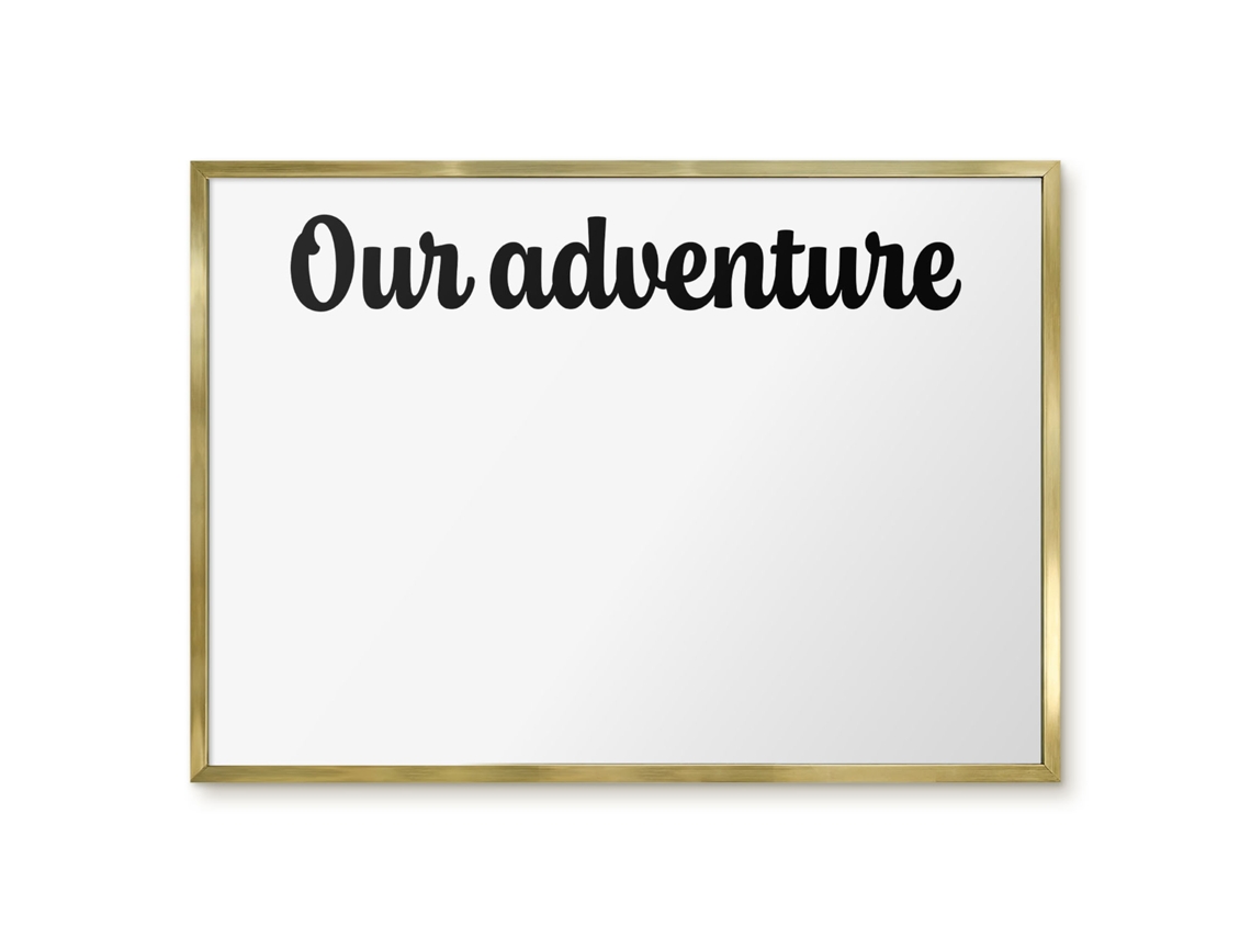 Magnetic Board For Wall Our Adventure For The Bedroom Espelharte (70x50 Cm)