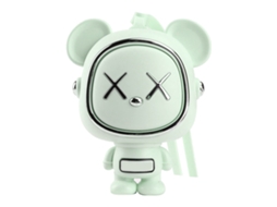 Ventilador Portátil Sem Pás de Pescoço em Forma de Urso Usb Silencioso para Verão Verde