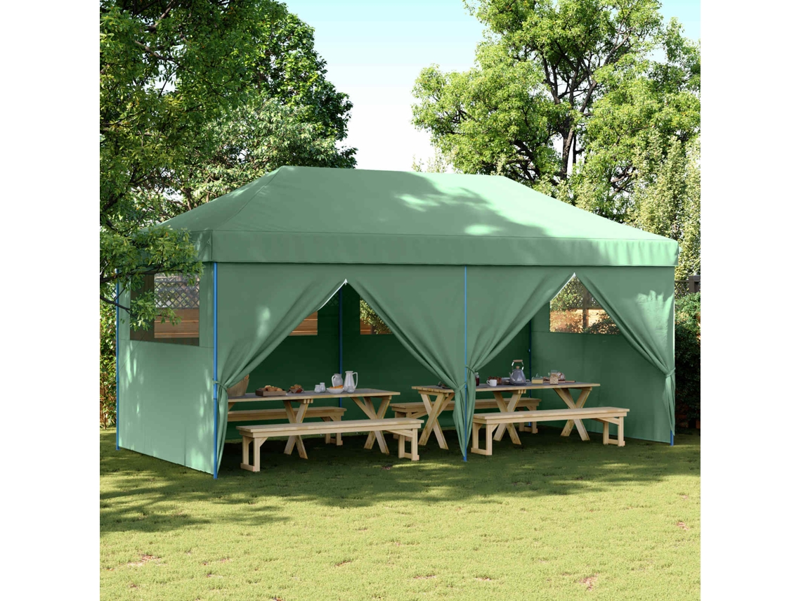 Vidaxl Tenda De Festa 292 X 580 X 315 Cm Verde Tecido Oxford