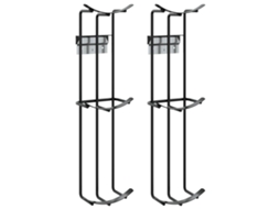 Vidaxl Copos De Salto Para Barril 2 Pcs Aço Preto