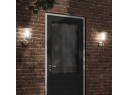 Vidaxl Candeeiros De Parede P/ Exterior 2 Pcs Aço Inoxidável Prateado