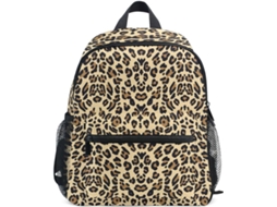 Mochila Com Estampa Leopardo Para Meninas, Nome, Mini Mochilas Meninos Leopardo, 6 8 Anos, Fofas