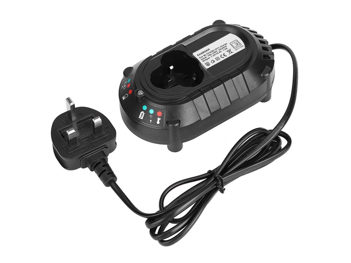 Carregador rápido de baterias de lítio para Makita 12V com plugue europeu CHABERLU