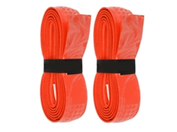 2 Pcs Fita De Grip Para Raquete De Tênis E Badminton Espessa Absorve Suor Com Textura Antiderrapante Laranja