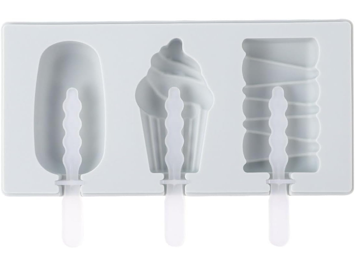Forma De Silicone Para Picolé, Flexível, Durável E Fácil De Limpar, Ideal Para O Verão E
