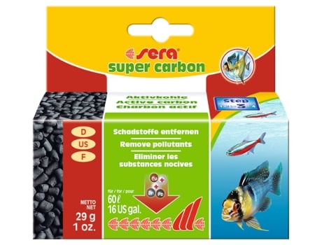 Material do Filtro SERA Super Carbon