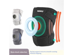 Cinza Escuroaolikes 1 Unidade Joelheira Elástica Antiderrapante Suporte Pressão Ajustável Silicone Esportes Corrida Ciclismo Caminhada