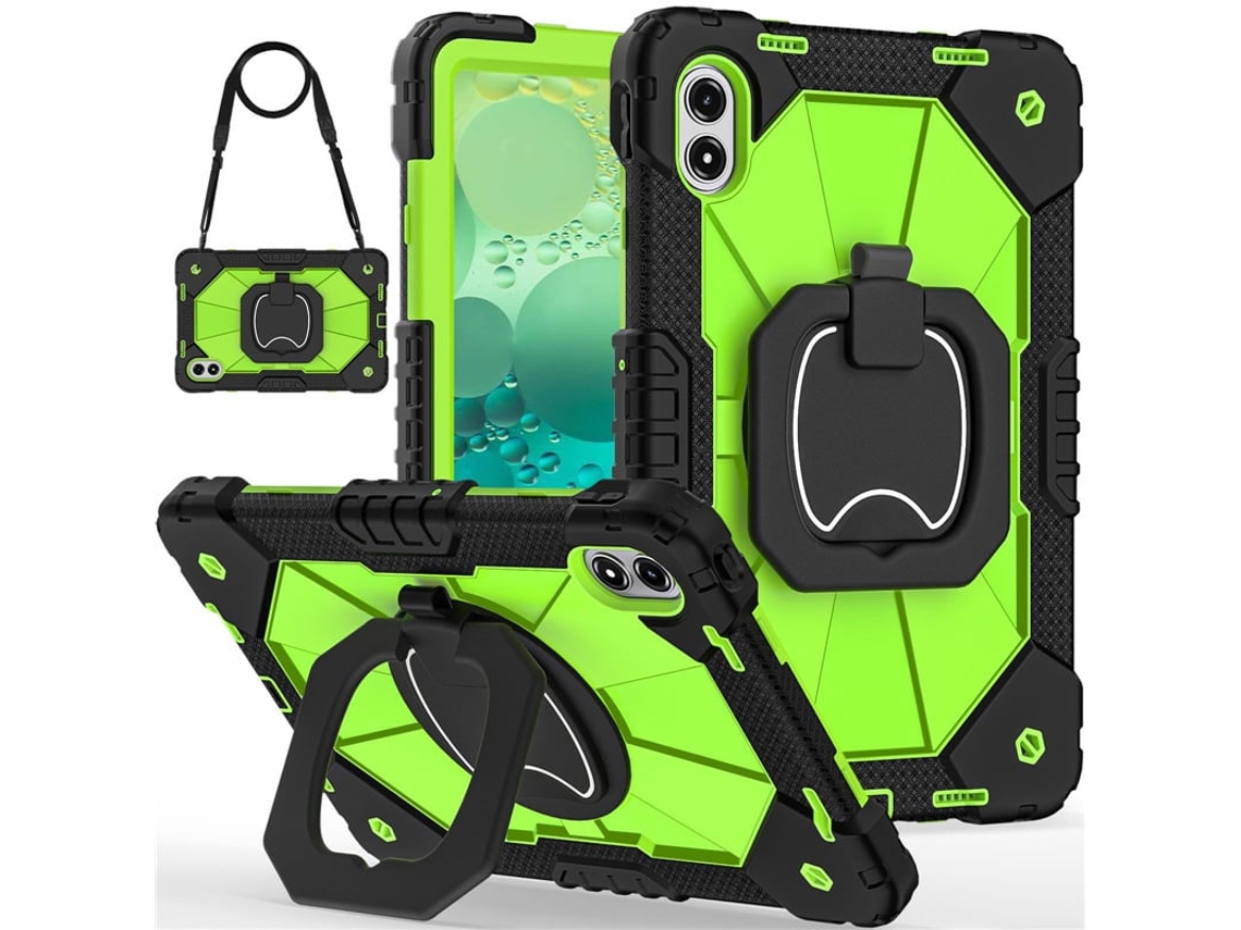 Capa Para Redmi Pad 2 Pro De 12,1 Polegadas (2025), Proteção Completa, Alça De Ombro Inclusa. Cor: Verde. Czhhmart