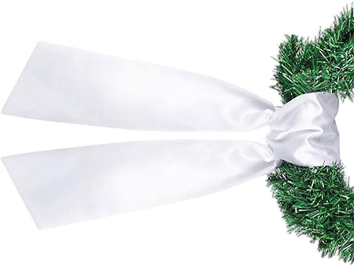 Fita Decorativa De Poliéster De 122 Cm De Comprimento Para Porta, Ideal Para O Natal, Uso Interno