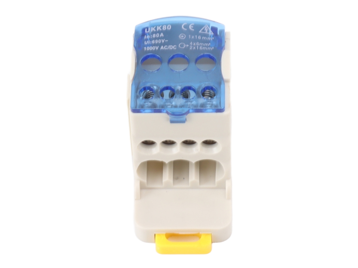 Laxiscreed Caixa De Junção Para Fonte De Alimentação Din Rail, Suporta Ac/dc 1000v E 80a