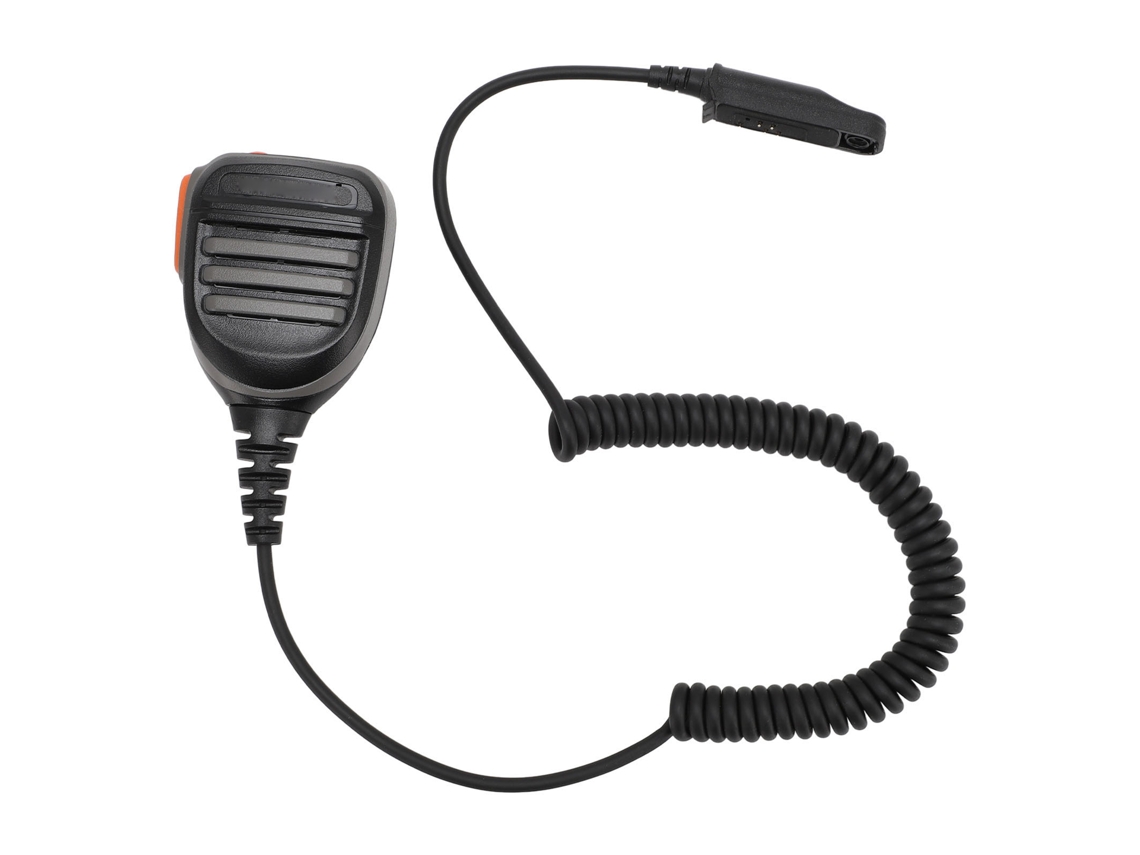 Microfone de ombro à prova d'água com clip rotativo para rádio Baofeng EOOCOO