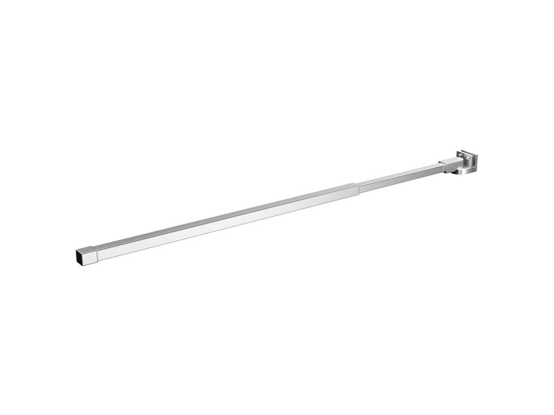 Braço De Apoio Para Chuveiro Vidaxl Silver Metal