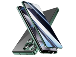 Capa Para Samsung Galaxy S25 Ultra Anti-espionagem Com Vidro Temperado Dupla Face E Magnética