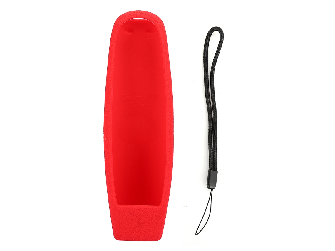 Capa De Silicone Protetora Anti-queda Para Controle Remoto De Tv Lg An Mr600 Vermelha