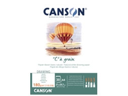 Bloco de Papel de Desenho CANSON C Granulado Din A5 180 G/M²