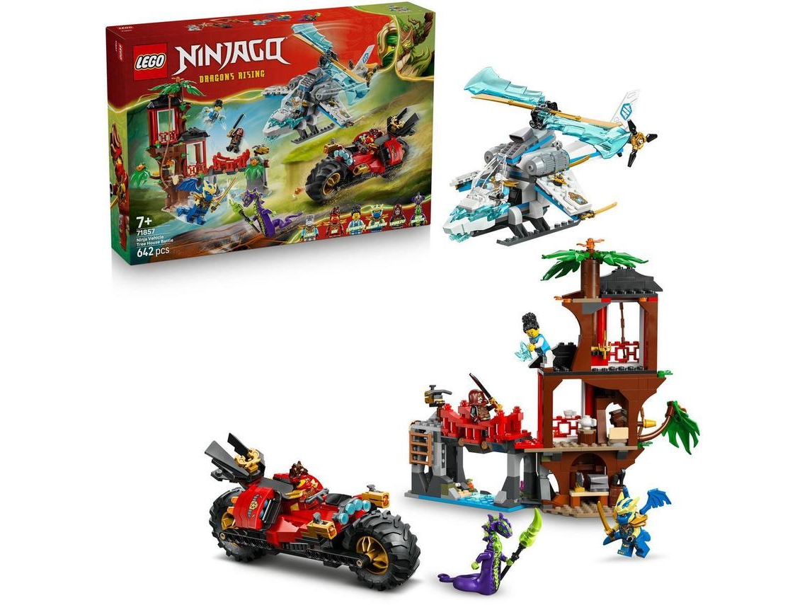 Lego® 71857 Ninjago® Batalha De Veículos – Casa Na Árvore E Veículos Ninja