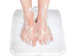 Massageador De Limpeza Pés Para Chuveiro, Esfoliante Spa Com Ventosa Melhora A Circulação Dos P És E Reduz Dor Nos (br