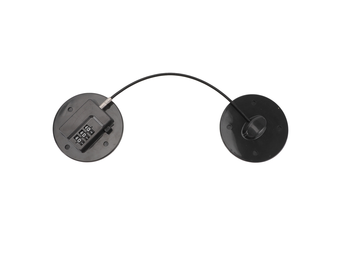 Cerradura De Geladeira De Alta Resistência Sem Chave, Cadeado De Combinação Para Geladeira Pequena, Gabinete, Gaveta, Preto