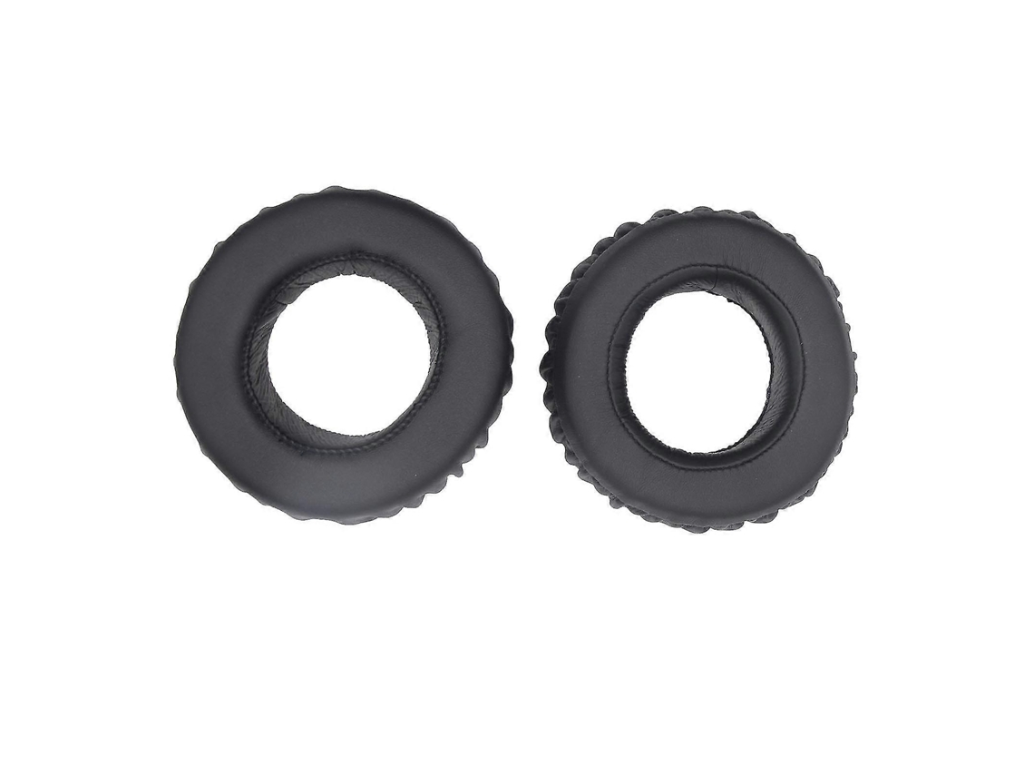 2 Peças De Almofadas De Couro Proteico Para Fones De Ouvido Mdr-xb700