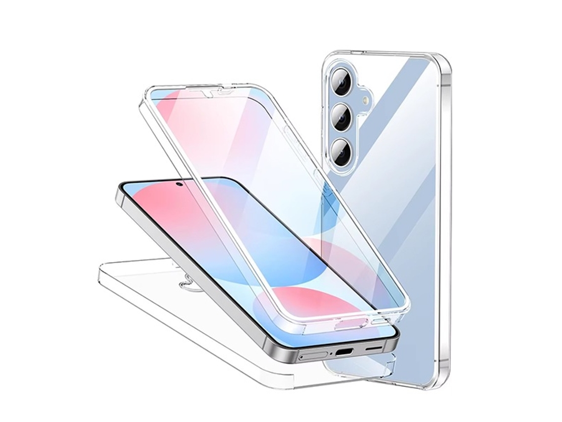 Capa 3x1 360° Impact Protection Phonecare Para Samsung Galaxy S26 Plus - Transparente
