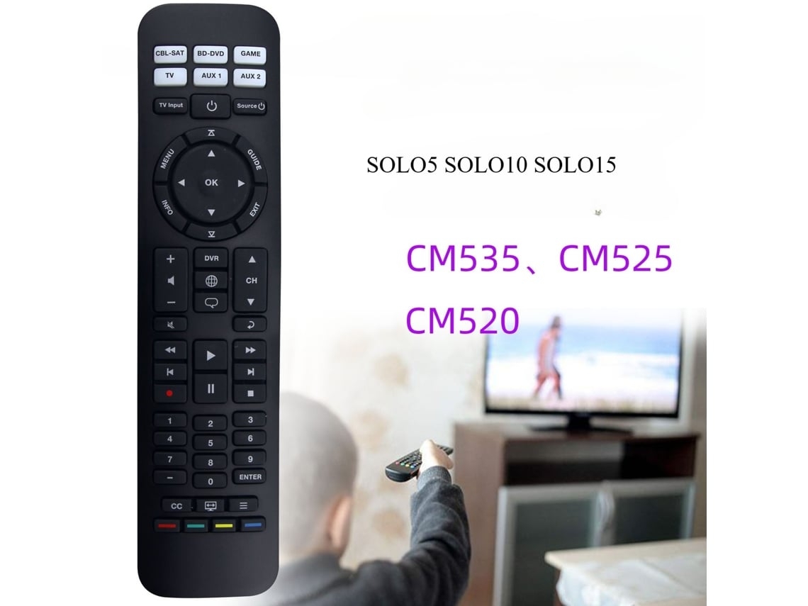 Controle Adaptável Bose Cm520 cm525 cm535 solo5 solo10 solo15 sistema de áudio para sala STELASPLEN