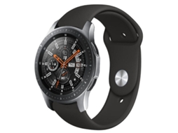 Bracelete Silicone Reversa Preta para Samsung Galaxy Watch 8 / 8 Classic XIAOMOYU