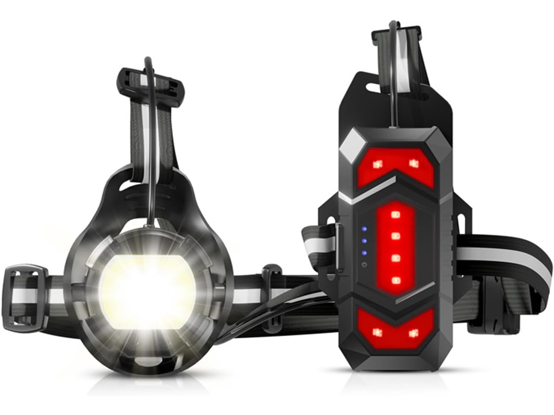 Lampe de Poitrine Étanche Réglable para Claro Nuit e Cyclisme SFUSHOS
