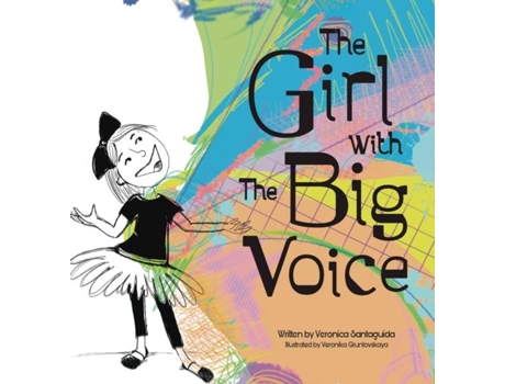 Livro The Girl with the Big Voice. de Veronica Santaguida (Inglês)