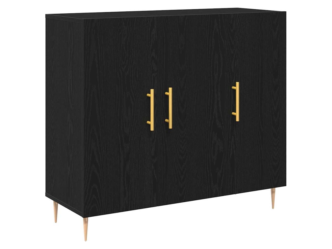 Buffet MAISON EXCLUSIVE Carvalho Preto 90x34x80 cm Madeira Processada