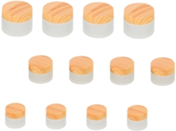 Conjunto De 12 Potes Práticos Para Amostras De Cosméticos, Recipiente Portátil Para Viagem Para Creme Facial E
