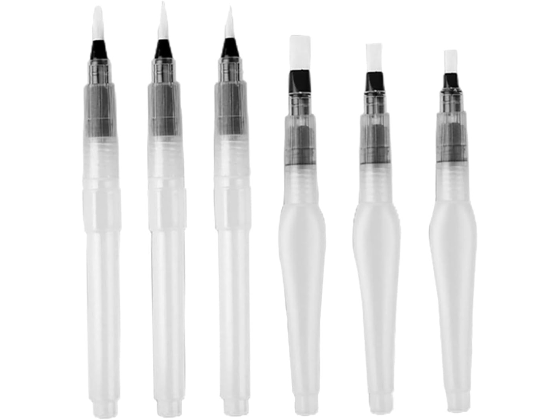 Marcadores De Aquarela Toyandona, Pincéis Práticos, Ponta Oval De 155