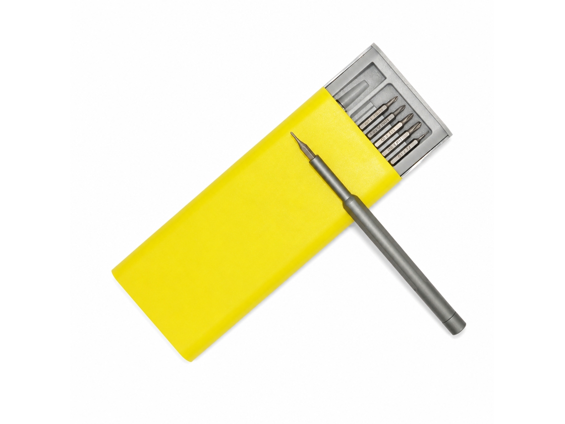 Conjunto De Chaves De Precisão 25 Em 1 Para Reparação De Telemóveis E Eletrónica, Amarelo E Cinzento