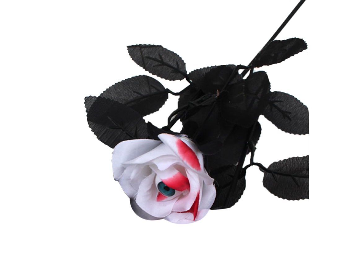 Laxiscreed Batom Vermelho Com Contas Pretas E Brancas Para Decoração De Halloween