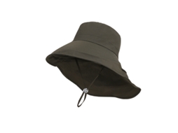 Capacete De Sombreiro Para Proteção Solar E Sombra Para Montanha, Com Capuz De Aba Larga, Tamanho Ajustável De 55 A 60 Cm, Cor Verde Escuro